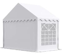 3x2 m Tente de réception/Barnum Blanc Toile de Haute qualité PVC 700 N | Imperméable, très résistant, utilisation dans le jardin et la terrasse, fêtes, mariages, événements, auvents de jardin