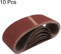 3x21 " 120 Grain Oxyde Aluminium Papier Verre Bande Abrasive 10 Pc
