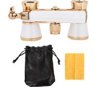 3x25 Jumelles Opéra Télescope Théâtre portable pour femmes filles enfants blanc