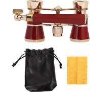3x25 Jumelles Opéra Télescope Théâtre portable pour femmes filles enfants rouge