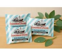 3x25g - Lot de 3 Bonbons Mentholés au EUCALYPTUS Rafraichissants et Idéal pour Soulager la Gorge - Parfait pour les Amateurs de Saveurs Originales - Compatible avec Fisherman's Friend .260