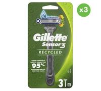 3x3 Rasoirs Jetables Gillette Sensor3 Recycled