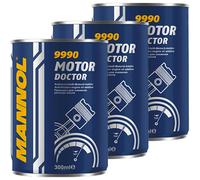 3x300ml Original Mannol Huile Additif 9990 Motor Doctor Oil Additive