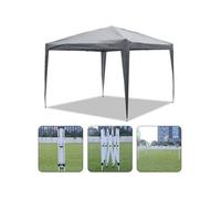 3x3m Tonnelle de Jardin Portable et pratique, Structure stable , Protection UV50+, SY-ZP3001-GY