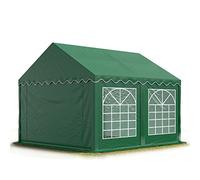 TOOLPORT PRO 3x4 m tente de réception, PVC 700, H. 2 m, vert foncé - (6156)
