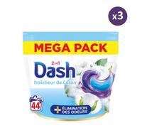 3x44 Pods Fraicheur de Coton - Lessive en capsules - Dash