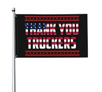 3x5 America Freedom Convoy 2022 Drapeau Mandat Freedom Flag American USA Support Trucker Flag Stop The Mandats Drapeau extérieur avec œillet en métal sans mât de drapeau