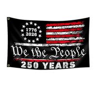 3X5Ft Banner Breeze Flag Drapeau Du Peuple Durable Drapeau De Famille Unique Pour Pendre La Crémaillère Patio