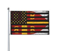 3X5Ft Banner Breeze Flag Drapeau Impérial Américain Et Byzantin, Xive Siècle Personnalisé Drapeau De Jardin Durable Pour Patio Cadeau