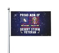 3X5Ft Banner Breeze Flag Mère Fière D'Un Vétéran De La Guerre Du Golfe (Drapeau) Unique Drapeau De Jardin Uv Résistant Pour Fête Patio