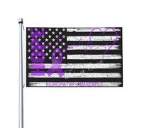 3X5Ft Drapeaux Décoratifs D'Extérieur Drapeau De Sensibilisation À La Neuropathie « L’Espoir De Guérir » Unique Drapeau Militaire Uv Résistant Pour Patio Pendre La Crémaillère