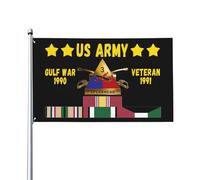 3X5Ft Drapeaux Décoratifs D'Extérieur Drapeau Des Vétérans De La 3E Division Blindée Uv Résistant Drapeau De Famille Lavable Pour Patio Plate-Forme