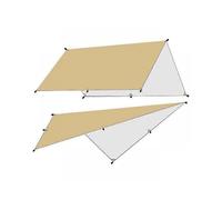 (3X5M,Khaki)5x3m 4x3m 3x3m Awning Waterproof Tarp Tent Shade Ultralight Garden Canopy Sunsha