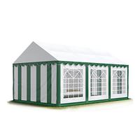 3x6 m Tente de réception/Barnum Vert-Blanc Toile de Haute qualité PVC 700 N