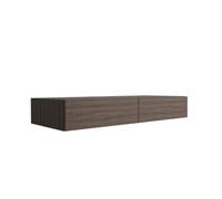 3xE Living Coiffeuse Suspendue 100 cm, 2 tiroirs, chêne Dunin, 100 x 39,6 x 16 cm