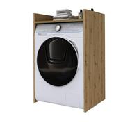 3xE Living Meuble pour Machine à Laver 64 cm, Artisan chêne, 64 x 50 x 97,5 cm