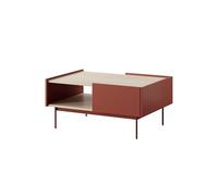 3xE Living Table Basse Debout L-97 Auto-Assemblage en Brique/chêne
