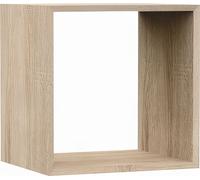 3xEliving Élément d'étagère pour bibliothèque, étagère cubique, étagère sur pied en chêne Sonoma (L:34,5cm x H:34,5cm x P:29,5cm)
