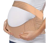 -3XL Femmes Maternité Ceinture Taille Soins Abdomen Soutien Brace Protecteur Soutien Ventre Bande Dos Vêtements Réglable Mujer Grossesse pour Soutien Abdominal (Couleur : Noir, Taille : XL) (Nude 3XL)