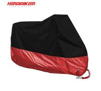 3xl Pour 2201-2300mm - Nueva Cubierta De Motocicleta Bicicleta Toda La Temporada Impermeable A Prueba De Polvo Uv Protección Al Aire Libre Moto Scooter Moto Lluvia Cubierta - Rouge
