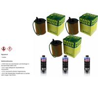 3xMANN-FILTER FILTRE À HUILE-HU 7033 +3xLIQUI MOLY Pro-Line Nettoyage Moteur