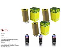 3xMANN-FILTER FILTRE À Huile-HU 848/1 x +3xLIQUI MOLY Pro-Line Nettoyage Moteur