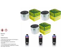 3xMANN-FILTER FILTRE À HUILE-W 712/43 +3xLIQUI MOLY Pro-Line Nettoyage Moteur