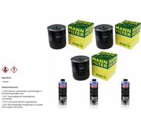 3xMANN-FILTER FILTRE À HUILE-W 930/12 +3xLIQUI MOLY Pro-Line Nettoyage Moteur