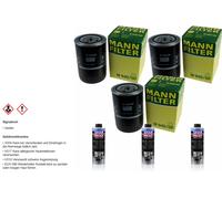 3xMANN-FILTER FILTRE À HUILE-W 940/50 +3xLIQUI MOLY Pro-Line Nettoyage Moteur