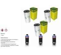 3xMANN-FILTER FILTRE À HUILE-WP 11 102/3 +3xLIQUI MOLY Pro-Line Nettoyage Moteur