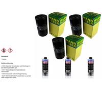 3xMANN-FILTER FILTRE À HUILE-WP 12 308 +3xLIQUI MOLY Pro-Line Nettoyage Moteur