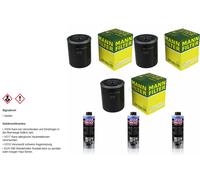 3xMANN-FILTER FILTRE À HUILE-WP 928/82 +3xLIQUI MOLY Pro-Line Nettoyage Moteur