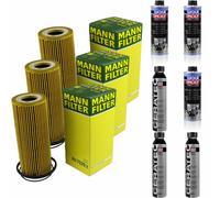 3xMANN-FILTER Ölfilter-hu 7029 Z + 3xLiqui Moly / 3x Cera Tec