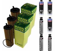 3xMANN-FILTER Ölfilter-hu 8003 X + 3xLiqui Moly / 3x Cera Tec