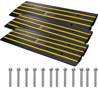 3xRampe de seuil Rampe de seuil de porte Rampe de trottoir 122x40,5x6,5cm