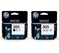 3YM61AE/3YM60AE 305 Multipack - Lot de cartouches d'encre originales, Noir et tricolore