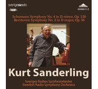 シューマン:交響曲第4番/ベートーヴェン:交響曲第2番 ザンデルリング(指揮)スウェーデン放送響