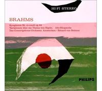 ブラームス:交響曲第4番 ホ短調 作品98、ハイドンの主題による変奏曲 作品56a、アルト・ラプソディ 作品53