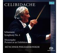 シューマン : 交響曲 第4番 他 (Schumann : Symphony No.4, Mussorgsky : Pictures at an Exhibition / Celibidache, Munchner Philharmoniker) [SACD シングルレイヤー]