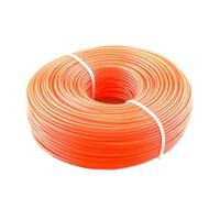 4.0mm Corde for élagage de pelouse, Corde for Tondeuse à Gazon, Nylon, Long Rouleau Rond/carré, Remplacement Universel(4.0 Square 1LB)