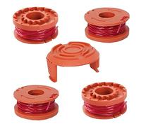 4+1 PCS Bobine de Fil de Rechange,Coupe Bordure Universel,Bobines de Rechange,Compatible avec worx tels que wg150, wg151, wg151.5, wg152, wg153, wg154, wg155, wg155.5, wg156, wg157 et wg160.