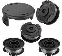 4 + 1 x Spools of Replacement Thread,Universal Edge Cutter,Spool of Line for Brushcutter,Compatible with Bosch Easygrasscut 23,26,18,18-230 Type 23/26 SL,Art 23 SL 26 SL