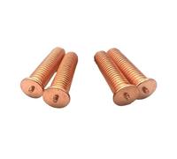 4/10/20/100 pièces M3 M4 M5 M6 M8 M10 en acier au carbone plaqué cuivre, goujon à souder par points, vis, boulon clous for décharge de condensateur(20mm,20pcs M5)