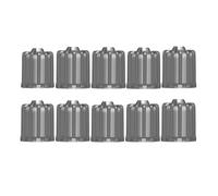 4/10/25/50Pcs Tire Valve Stem Caps, with O Rubber Ring, Tyre Stem Covers Cars SUVs Bike Bicycle Trucks Motorcycles(Gray-10Pcs)