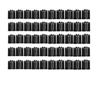 4/10/25/50Pcs Tire Valve Stem Caps, with O Rubber Ring, Tyre Stem Covers Cars SUVs Bike Bicycle Trucks Motorcycles(Black-50Pcs)