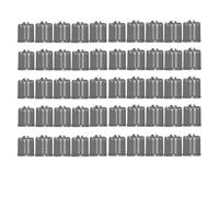 4/10/25/50Pcs Tire Valve Stem Caps, with O Rubber Ring, Tyre Stem Covers Cars SUVs Bike Bicycle Trucks Motorcycles(Gray-50Pcs)