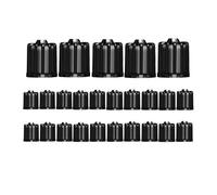 4/10/25/50Pcs Tire Valve Stem Caps, with O Rubber Ring, Tyre Stem Covers Compatible with Cars SUVs Bike Bicycle Trucks Motorcycles(Black-25Pcs)