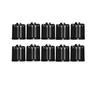 4/10/25/50Pcs Tire Valve Stem Caps, with O Rubber Ring, Tyre Stem Covers Compatible with Cars SUVs Bike Bicycle Trucks Motorcycles(Black-10Pcs)