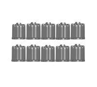 4/10/25/50Pcs Tire Valve Stem Caps, with O Rubber Ring, Tyre Stem Covers Compatible with Cars SUVs Bike Bicycle Trucks Motorcycles(Gray-10Pcs)