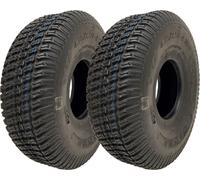 4.10/3.50-4 Lawnmower Grass Multi Turf Tyres 4ply Tubeless Wanda P332 (Set of 2)